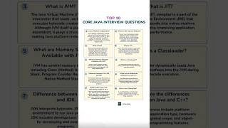 🔥 Top 10 Core Java Interview Questions & Answers | Crack Java Interviews Fast!