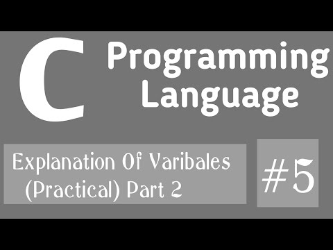 Explanation Of Variable (Practical) Part 2 ... #5