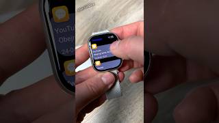 Smartwatch HK9 Pro Max Plus - Review Message Function #shorts #short #viral #video #trending #tech