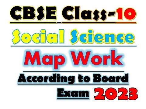 Class-10 BOARD 2023 MAP WORK #socialscienceclass10cbse #mapwork