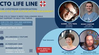 CTO Life Line #12: What do we gain from better management? w/ Teal Unicorn