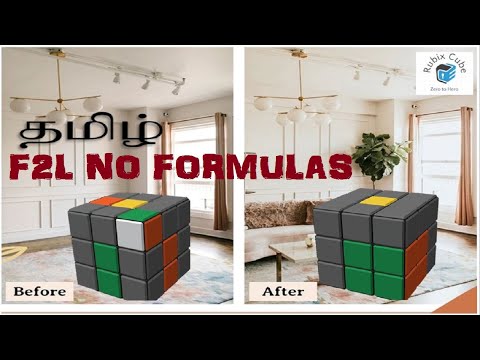 F2L Scenario 2 | Zero to Hero Challenge  | 3X3 | Tamil-English | Rubix Cube