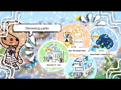 Reviewing the new pack in Toca boca