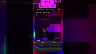 DAY 16 - LEARN SQL FOR BEGINNERS ( GROUP BY )