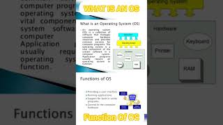 What is OS System #OS Functions #New shorts #New #Technology Shorts #Trending Shorts
