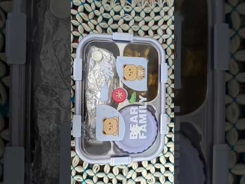 Kids tiffin idea... #jeeraaloo #curd#roti#tiffinbox #lunchbox #ytshorts#healthylunchboxforkids