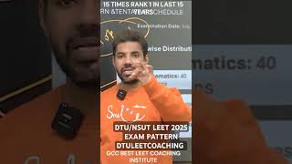 Leetcoaching in Delhi Best Lateral option After Diploma in DTU/NSUT LEET 2025 Exam pattern #leetexam
