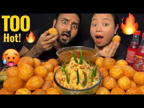 🥵Extreme🔥Spicy Panipuri (Golgappa)5 Minutes Challenge||