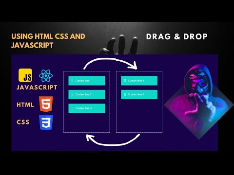 Create Drag & Drop Using HTML CSS And JavaScript | Drag And Drop Event Tutorial