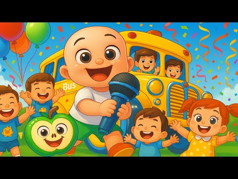 Wheels on the Bus 🚍  Kids Songs & Nursery Rhymes with Friends