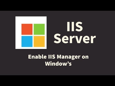 Enable IIS Server on Windows || Host web application on IIS Server