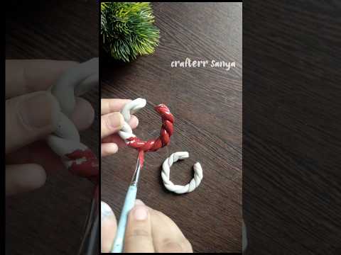Easy DIY earings part 2😱| earings with clay✨ #youtubeshorts #trending #diy