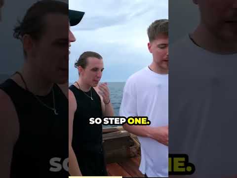 Mr.Beast how to survive on a raft for 7 days