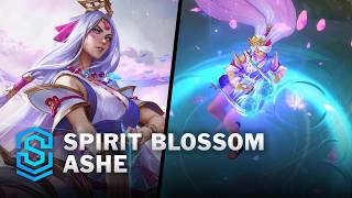 Spirit Blossom Ashe Skin Spotlight - Pre-Release - PBE Preview - League of Legends