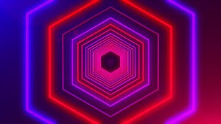 4K Abstract Neon LightsTunnel VJ Motion Background || Free VJ Loops || 4K VJ Loops