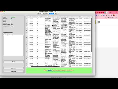 Web Scraping Tutorial  - Extract Email Addresses of Businesses from YellowPages