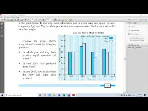 Standard 7th Maths Joint Bar Graphs