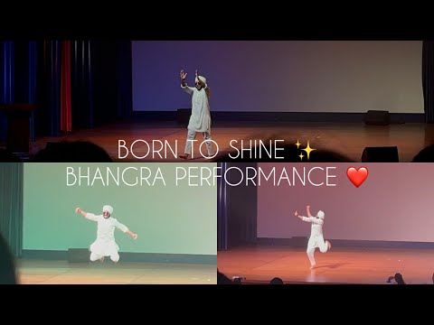 BORN TO SHINE ✨❤️ bhangra performance! #bhangra #christuniversity #collegeperformance🫶🏻✨