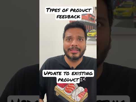 Types of Product Feedback #shorts