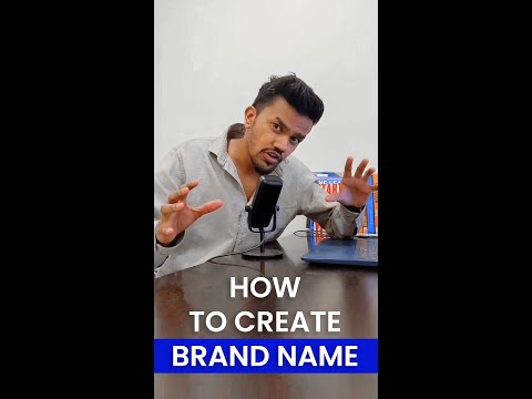 How to create brand name