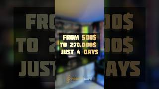 From 500$ to 270,000$ just 4 days #trading #forex #forexstrategy #forexprofit #forexanalysis