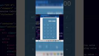 Responsive Calculator #shorts #shortsfeed #youtubeshorts #youtube #short #shortsviral #shortsyoutube