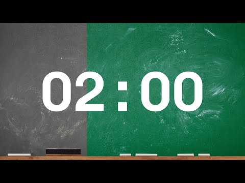 2-MIN CLASSROOM COUNTDOWN-TIMER - With Visual Progress and Alarm
