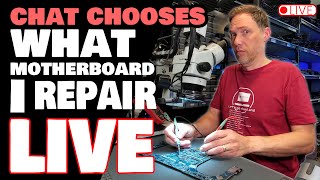 [LIVE] Viewers' Choice- Chat Picks The Laptop Motherboard I Repair