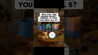Only 1% Can Find All 5 Hidden Objects in This Board Game! 🎲🔎 #shorts  #puzzlechallenge  #puzzle