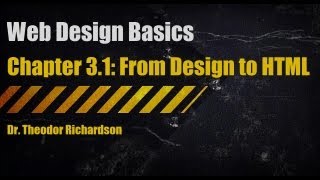Web Design Basics: From Design to HTML