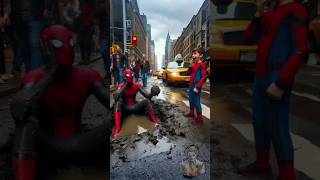 Evolution of Spider-Man's Bad Day Stuck in the Mud.#shorts #spiderman #trending