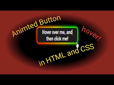 How to make animated button in html and css/ animated button banane ka tarika in html and css.