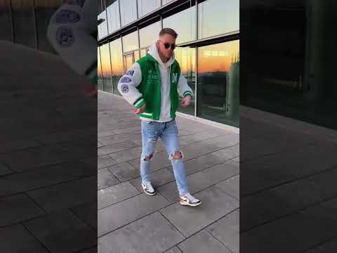 Me walking in my Fav Jacket during the Sunset🌅