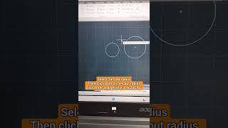 how to draw a tan tan radius circle in AutoCAD | draw circle #viral #shorts #autocad