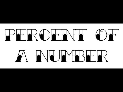 Percent of a Number