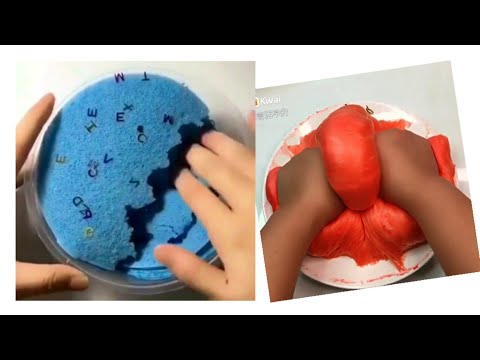 ICEBERG SLIME Compilation! (Kwai App) Satisfying Iceberg Slime ASMR