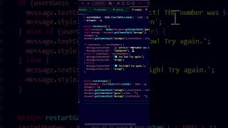 Build a Number Guessing Game with HTML, CSS & JavaScript | Beginner Web Project