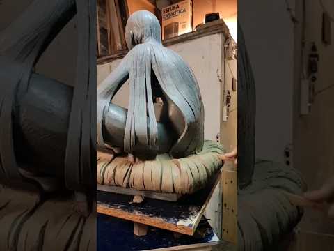 ✨ Sculpture modeling process #handmade #polimerclay #clay