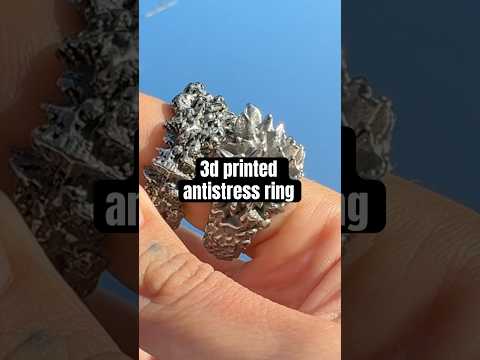 3d printed antistress ring #3dprinting #antistresstoys #antistressring