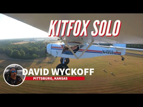 First Solo Flight in My Kitfox Model 3 | Taildragger
