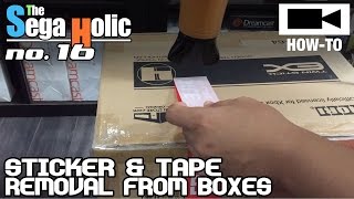 How To Remove Tape and Stickers From Video Game Boxes [SH no.16]