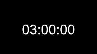3 Hour Timer ⏱️ | Deep Focus & Long Study Session
