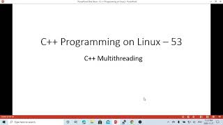 C++ Programming on Linux - Multi Threading (std::thread, std::future)