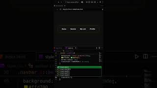 🔥 Neon Hover Navbar Effect | CSS Animation | #htmlcss #html #css #cssanimation  #hovereffect