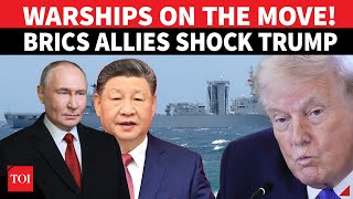 Russian, Chinese WARSHIPS Rally For IRAN? Putin, Xi In Action As Trump Threatens Khamenei | BRICS