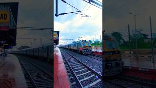 Indian most amazing beautiful train passing #railway #train #indianrailways #oldtrains #travel