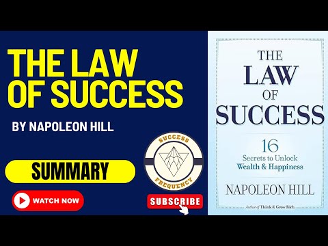 The Law of Success By Napoleon Hill (Book Summary)