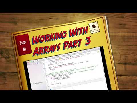 Working With Arrays Part 3