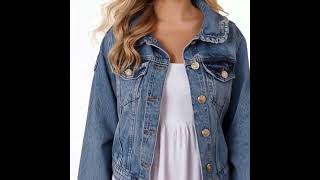 River Island Petite Blue Denim Jacket – Size 8 AU  #chicwardrobe RiverIsland #DenimJacket
