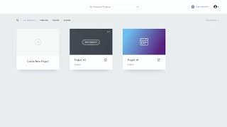 4  Projects Create New Website Project - Complete Dashboard Tutorial